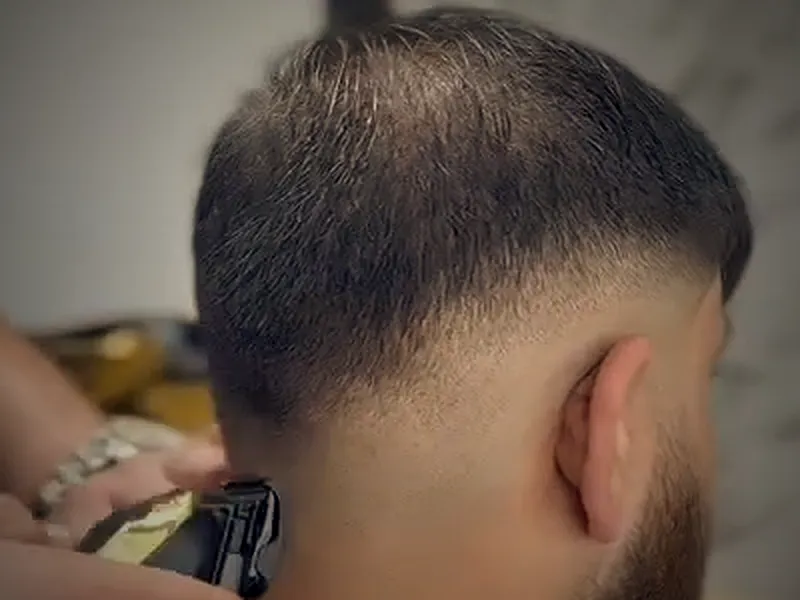Skin fade haircut